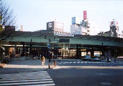 東海道の起点−日本橋の図
