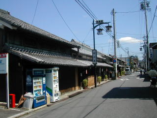 上野市の街並み