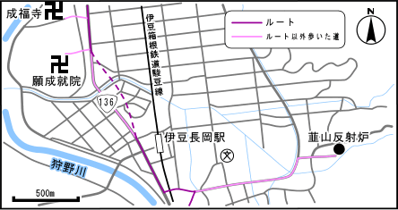 下田街道マップ３｜韮山