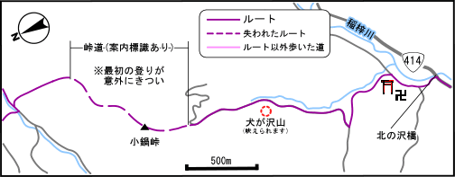 下田街道マップ14｜湯ヶ野地区〜北の沢橋