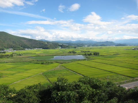 奥羽本線からの景色
